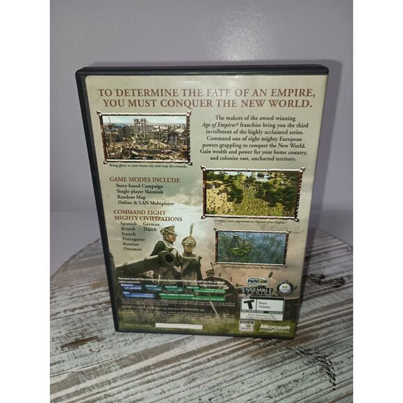 Age of Empires III - PC CD Rom Set - CD, Manual & Quick Ref. Guide (Complete) - Picture 2 of 3